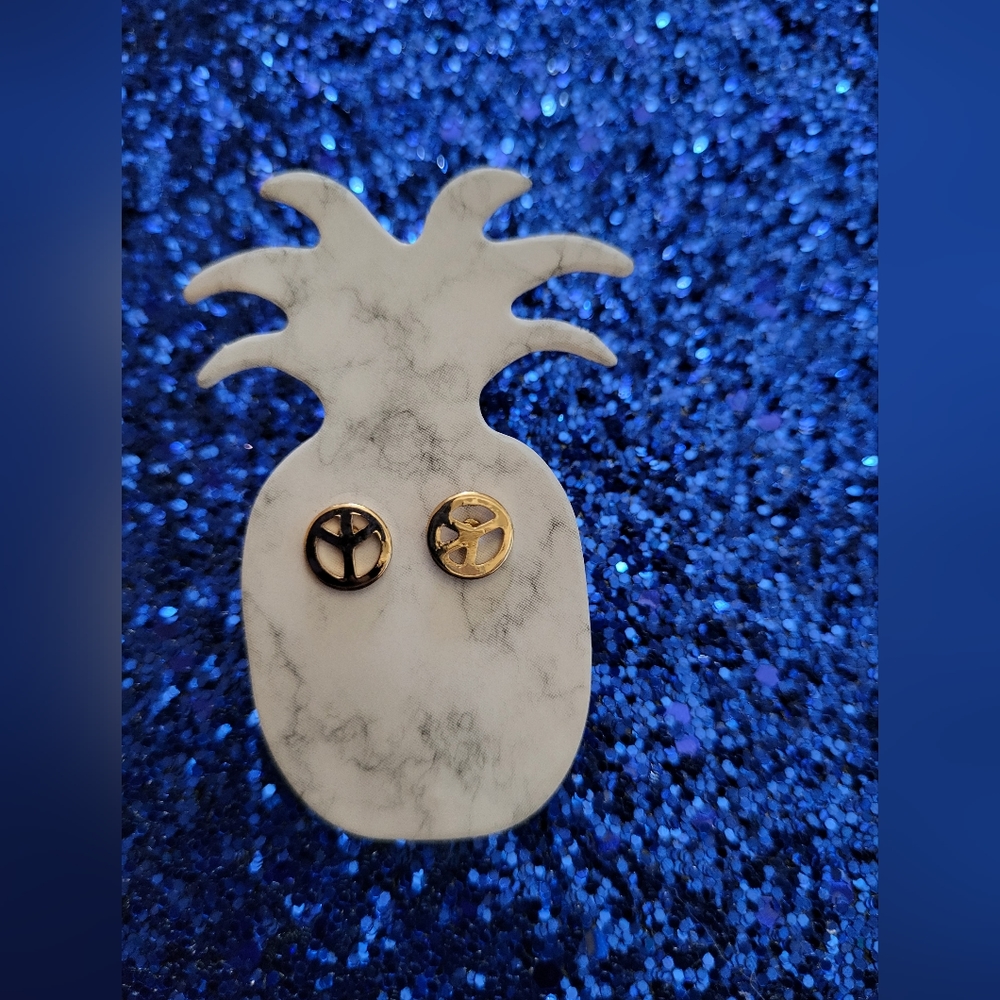 Peace Sign Earrings